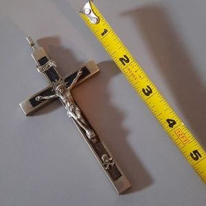 Antique pectoral Golgotha cross from the Victorian era estimated 1883-1901